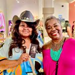 A new friend in Austin, Texas with my audiobook!