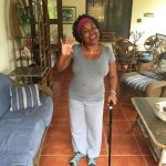 Finally out of the wheelchair and learning to walk again.